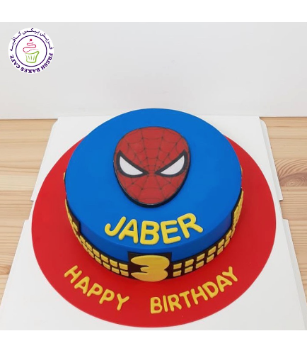 Spider-Man Themed Cake - Printed Picture - Round 01