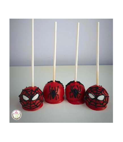 Spider-Man Themed Cake Pops 03