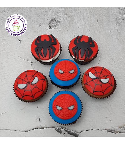 Spider-Man Themed Cupcakes 07