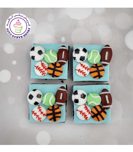 Sports Balls Themed Brownies 02