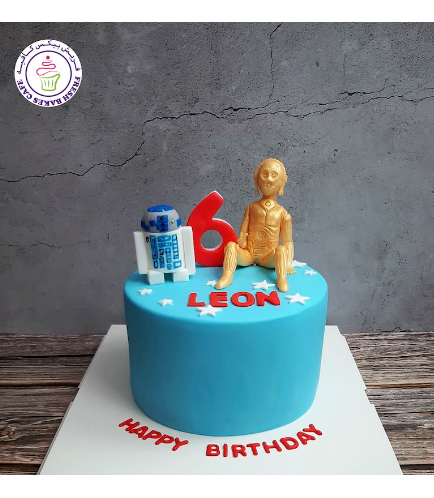 Cake - R2D2 & C-3PO - 3D Cake Toppers