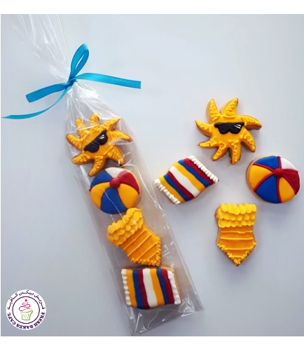 Beach Themed Cookies - Minis 02