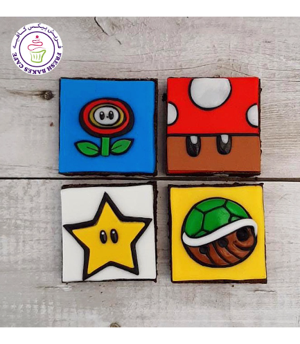 Super Mario Themed Brownies 02