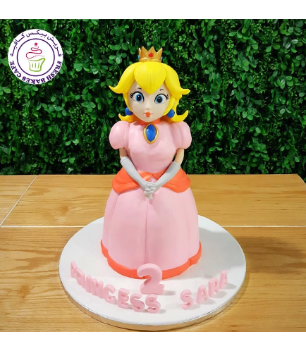 Cake - Princess Peach - 3D Cake 01
