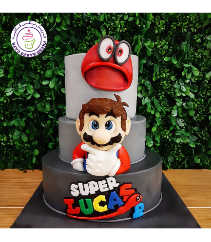 Cake - Super Mario - 2D Cake Toppers - 3 Tier
