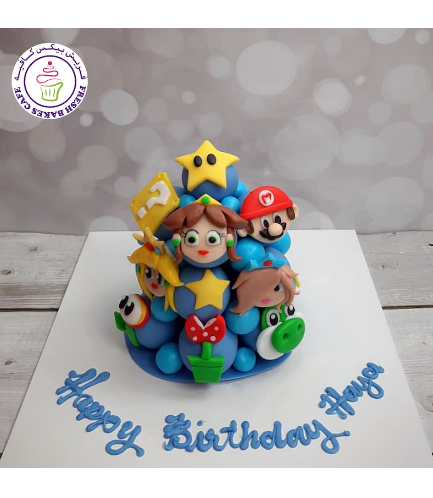 Super Mario Themed Cake Pops Tower 02