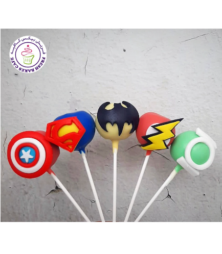 Superheroes Themed Cake Pops 05