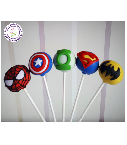 Superheroes Themed Cake Pops 03