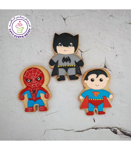 Superheroes Themed Cookies - Characters 05