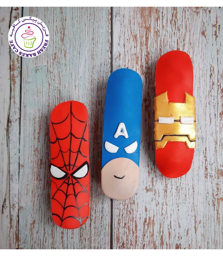 Superheroes Themed Eclairs