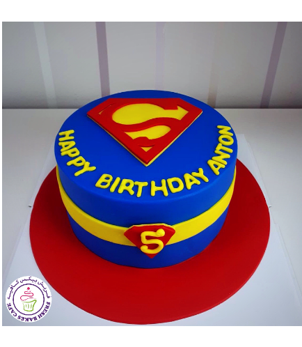 Superman Themed Cake - Logo 01