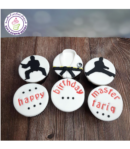 Taekwondo Themed Cupcakes