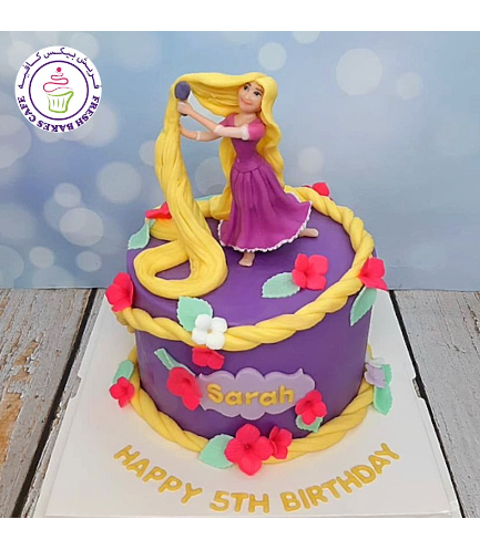 Tangled Themed Cake - 3D Cake Topper