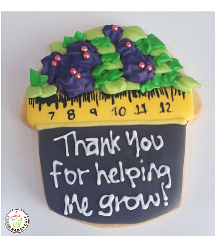 Cookies - Thank You - Teachers - Flower Pot