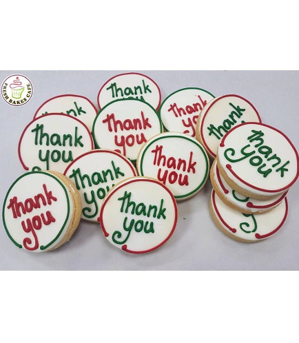 Thank You Themed Cookies 01