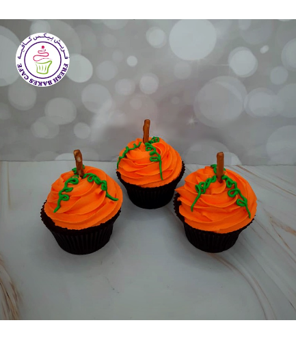 Cupcakes - Pumpkins - Cream 01