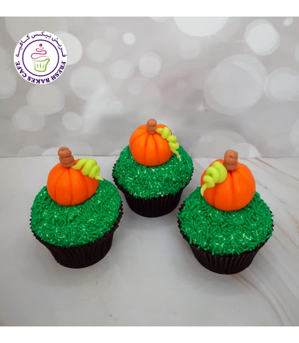 Cupcakes - Pumpkin - Fondant
