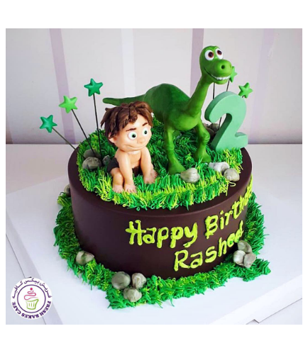 Dinosaur Themed Cake - The Good Dinosaur - 3D Cake Toppers 01b
