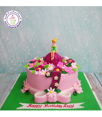 Tinker Bell Themed Cake - Toys - 1 Tier 02a