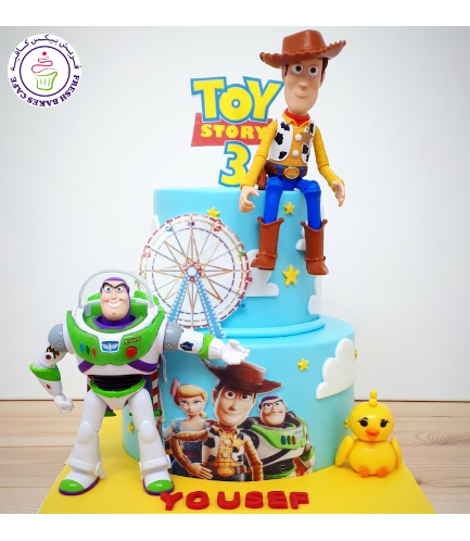 Cake - Printed Pictures & Toys - 2 Tier