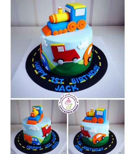 Train Themed Cake - 2D & 3D Cake Toppers 02