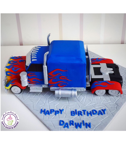 Cake - Optimus Prime - 3D Cake 02a