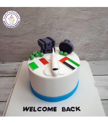 Cake - Airplane & Suitcase - 3D Cake Toppers 02