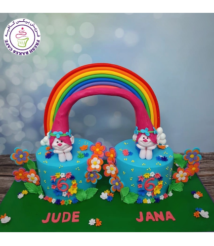 Cake - 3D Cake Toppers - Twins Cake