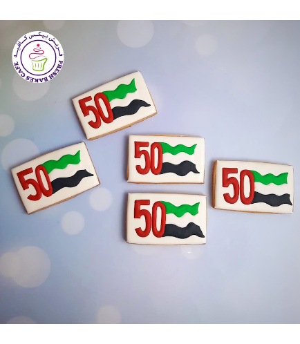 Cookies - Flag - Rectangle - 50th National Day