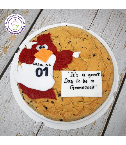 USC Mascot Cocky Themed Cookie Cake