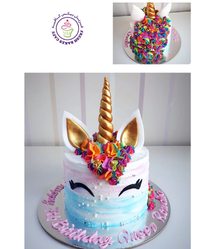 Cake - Unicorn - Cream Cake - Shaded 02