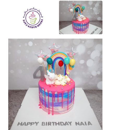 Cake - Unicorn - Cream Cake - Shaded & Drizzle - Toys