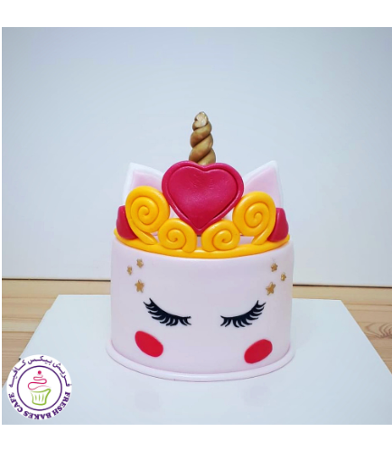 Cake - Unicorn - Fondant Cake - Crown