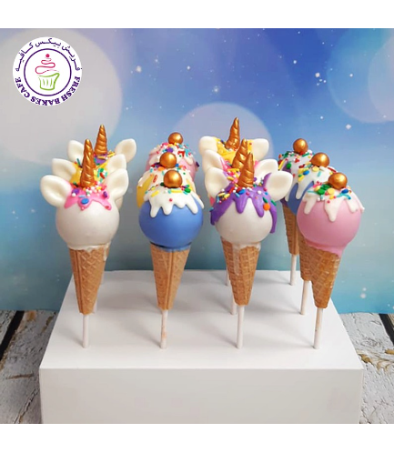 Cake Pops - Up - Drizzle and Cone