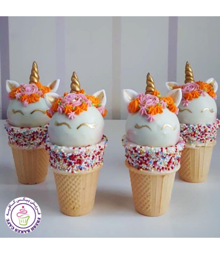 Cone Cake Pops - Royal Icing 02