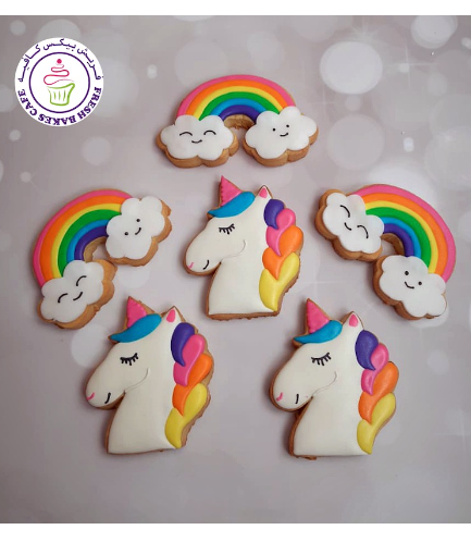 Cookies - Unicorn & Rainbow 01