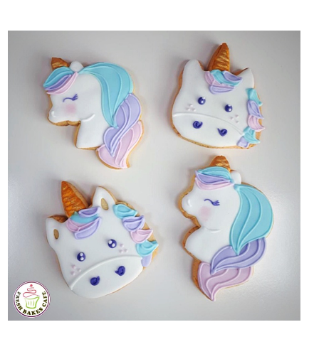 Cookies - Unicorn Head & Face