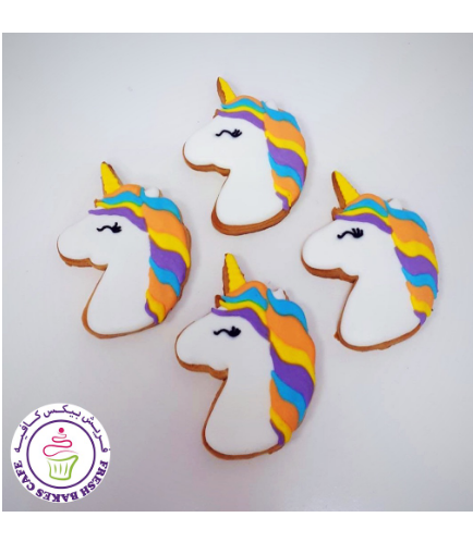 Cookies - Unicorn Head 09