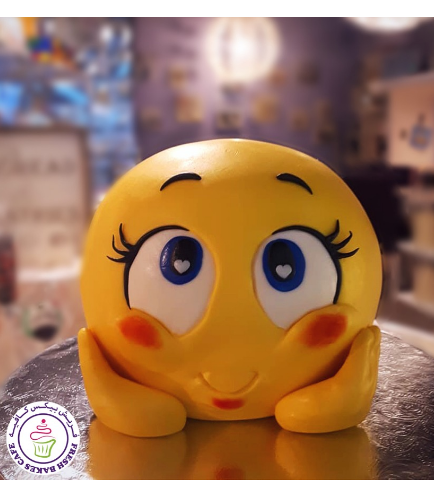 Emoji Themed Cake - 3D Cake - Valentine's