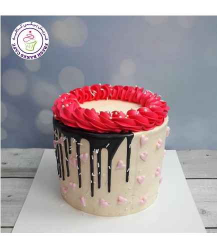 Cake - Funfetti Cake - Heart Sprinkles 01