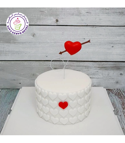 Cake - Hearts - 3D Cake Topper & Cut Outs