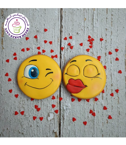 Emoji Themed Cookies - Valentine's 02