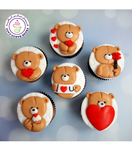 Cupcakes - Bears - Beige 03