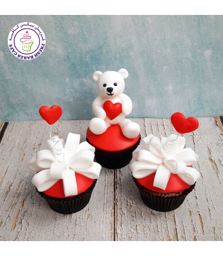 Cupcakes - Bears - White