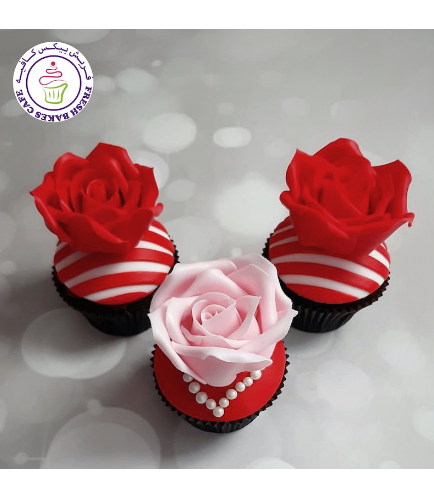 Cupcakes - Roses 01