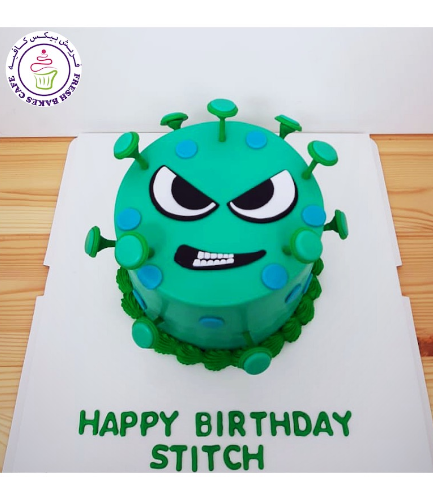 Cake - Virus - 2D Cake 01