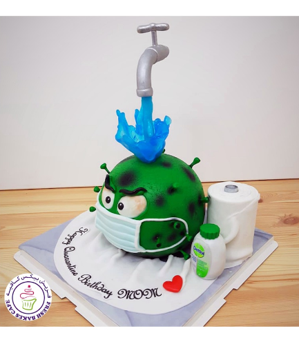 Cake - Virus - 3D Cake 01b