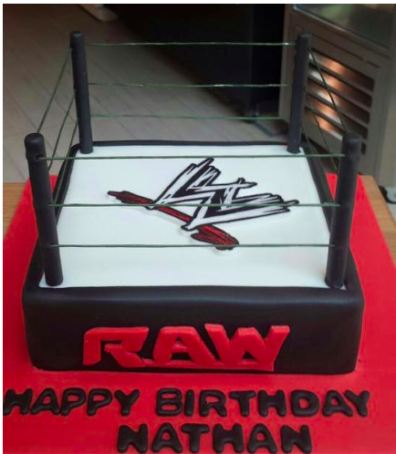 WWE Ring Themed Cake 01