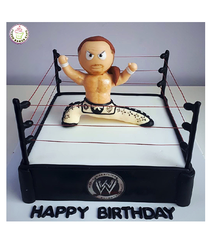 WWE Ring Themed Cake 04