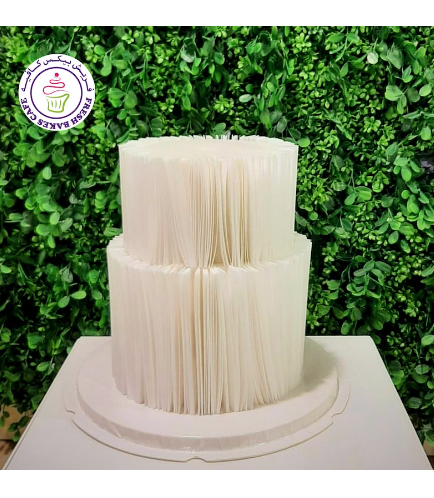 Wedding Cake - Ruffles - Wafer Paper Pleat